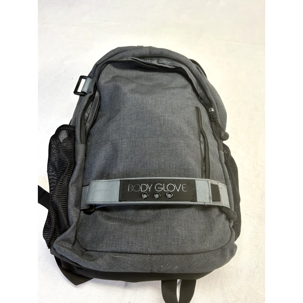 Body Glove Backpack With Padded Laptop Pocket Gray And Black Large